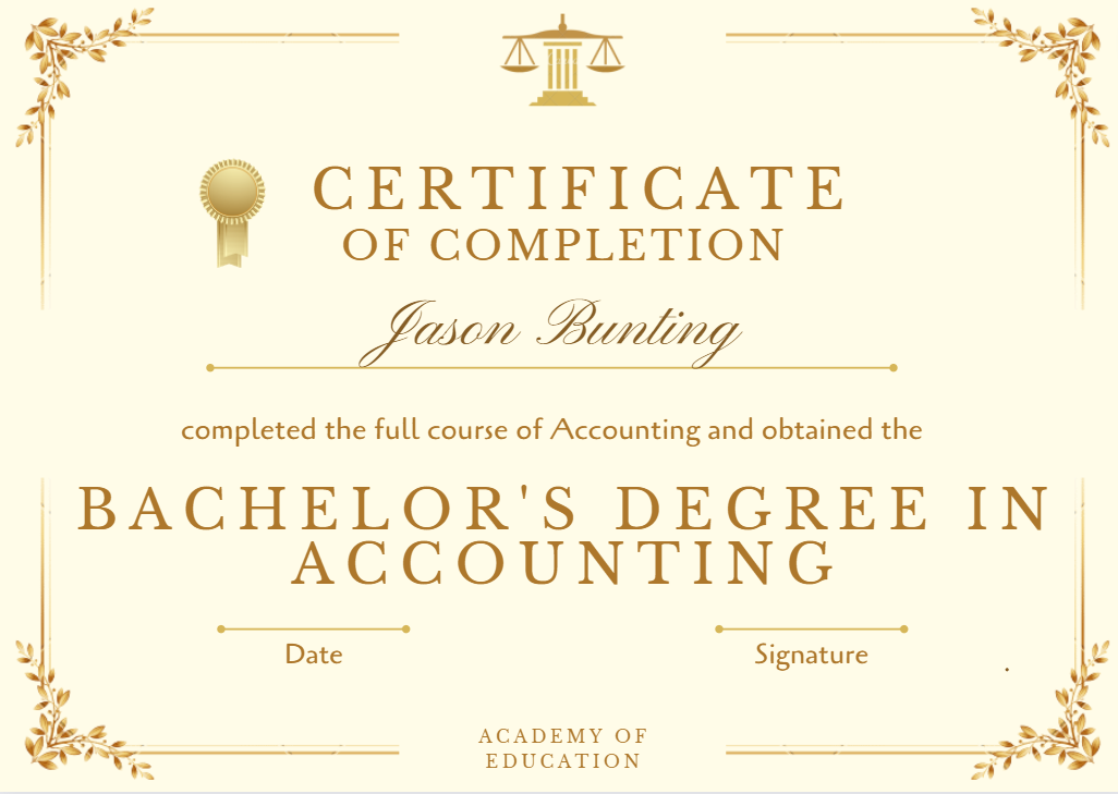 Bachelors Degree In Accounting 